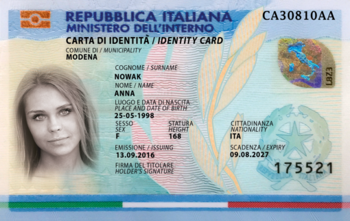 eu identification card